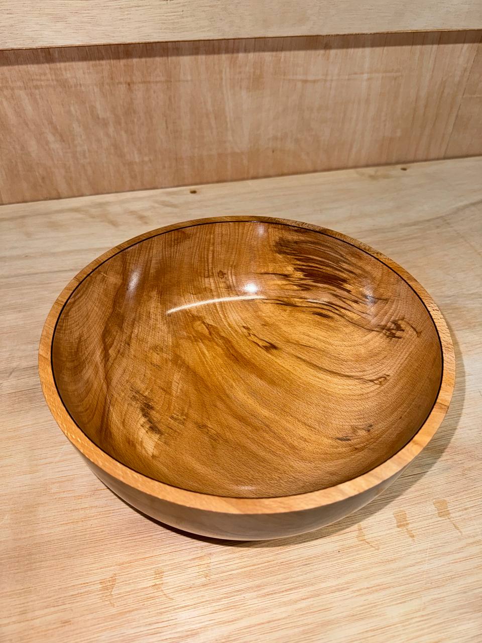 Interior view showing spalting patterns